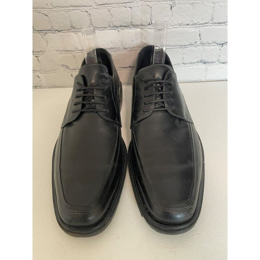 ECCO Men's Black Melbourne Tie Shoe Size EU 44 / US 10.5 - Pre-owned, Some Wear - Picture 4 of 13